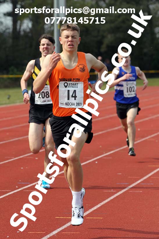 800 metres, 2021 NECAA Open Graded Meeting, Morpeth. Photo: David T. Hewitson/Sports for All Pics
